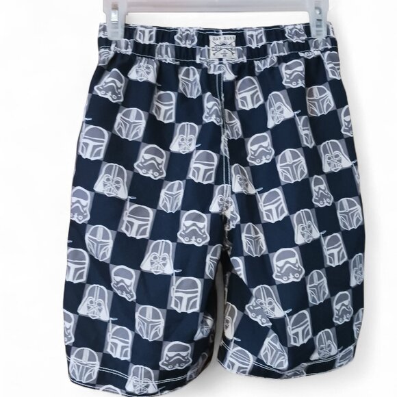 Gap Surf Star Wars Boys Swim Shorts – Size 10 / Large, Navy & Gray - Picture 2 of 10